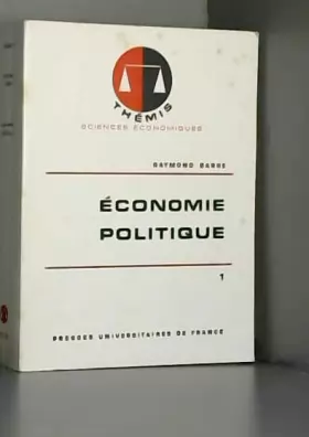 Couverture du produit · Economie politique Tome 1