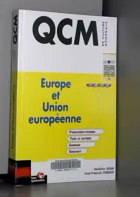 Couverture du produit · QCM de culture générale : Europe et Union Européenne