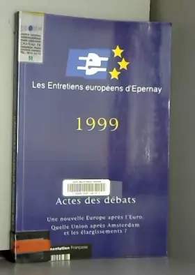Couverture du produit · Entretiens européens d'Epernay