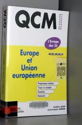 Couverture du produit · QCM de culture générale : Europe et Union européenne