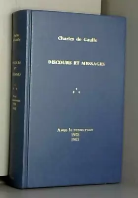 Couverture du produit · Mémoires De Guerre Discours Et Messages Avec Le Renouveau Mai 1958- Juillet 1962