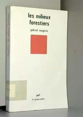 Couverture du produit · Les Milieux forestiers