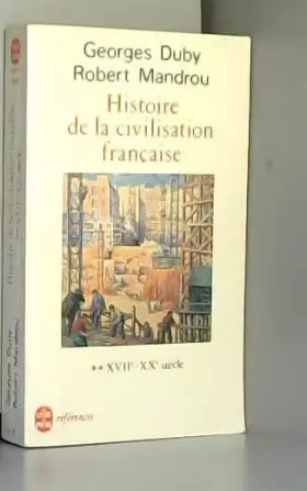 Couverture du produit · Histoire de la civilisation française