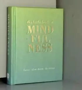 Couverture du produit · The Little Book of Mindfulness: Focus, Slow Down, De-stress