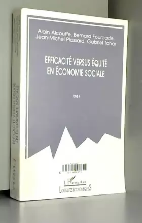 Couverture du produit · Efficacité versus équité en économie sociale, numéro 1