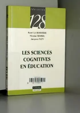 Couverture du produit · Les sciences cognitives en éducation