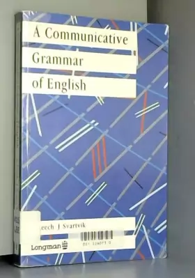 Couverture du produit · A Communicative Grammar of English