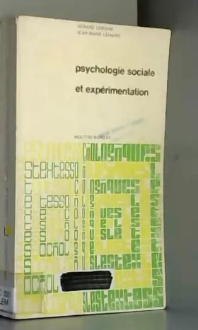 Couverture du produit · Psychologie sociale et expériméntation.