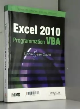 Couverture du produit · Excel 2010, programmation VBA