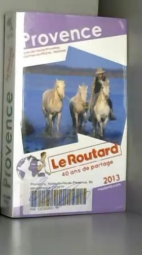 Couverture du produit · Le Routard Provence 2013