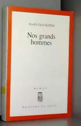 Couverture du produit · Nos grands hommes