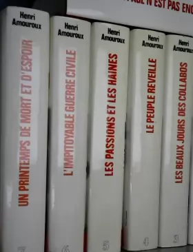 Couverture du produit · La grande histoire des français sous l'occupation - tome 1 à 8 + tome 10 - Henri Amouroux - lot de 9 volumes -