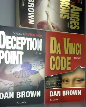 Couverture du produit · dan brown - lot 3 livres : da vinci code - anges et démons - deception point