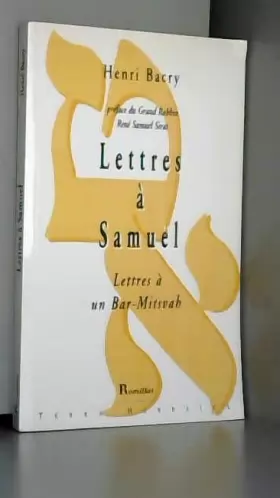 Couverture du produit · Lettres à Samuel