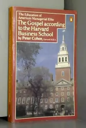 Couverture du produit · Gospel According to the Harvard Business School