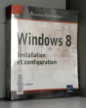 Couverture du produit · Windows 8 - Installation et configuration