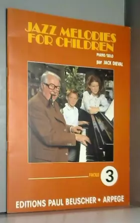 Couverture du produit · JAZZ MELODIES FOR CHILDREN N3 --- PIANO