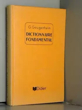 Couverture du produit · Dictionnaire fondamental de la langue française