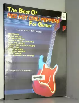 Couverture du produit · Best of Red Hot Chili Peppers for Guitar