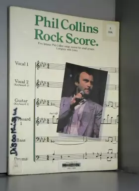 Couverture du produit · Phil Collins rock score: [five famous Phil Collins songs scored for small groups]