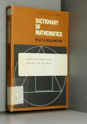 Couverture du produit · A Dictionary Of Mathematics