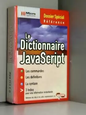Couverture du produit · Le Dictionnaire JavaScript