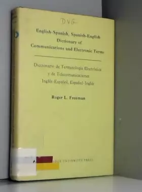 Couverture du produit · English-Spanish, Spanish-English Dictionary of Communications and Electronic Terms