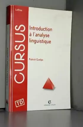 Couverture du produit · Introduction à l'analyse linguistique: Rappels de cours et exercices corrigés