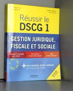 Couverture du produit · Réussir le DSCG 1 : Gestion juridique, sociale et fiscale