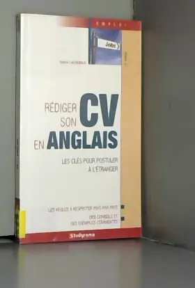 Couverture du produit · Rédiger son cv en anglais