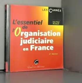 Couverture du produit · L'essentiel de l'Organisation judiciaire en France