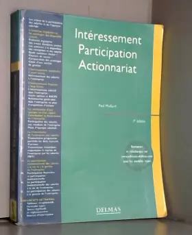 Couverture du produit · Intéressement - Participation - Actionnariat