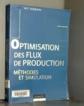 Couverture du produit · Optimisation des flux de production. Méthodes de simulation