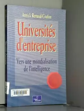 Couverture du produit · Universités d'entreprise : Vers une mondialisation de l'intelligence