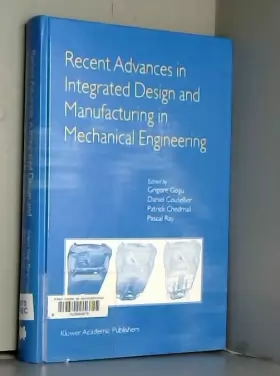 Couverture du produit · Recent Advances in Integrated Design and Manufacturing in Mechanical Engineering