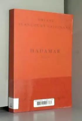 Couverture du produit · Hadamar: collection Le Courage, dirigée par Charles Dantzig