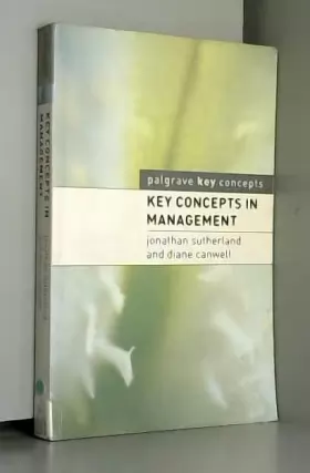 Couverture du produit · Key Concepts in Management (Palgrave Key Concepts)