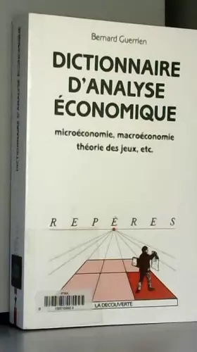 Couverture du produit · Dictionnaire d'analyse économique