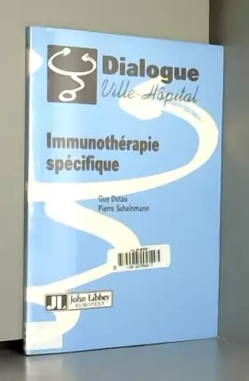 Couverture du produit · Immunotherapie Specifique