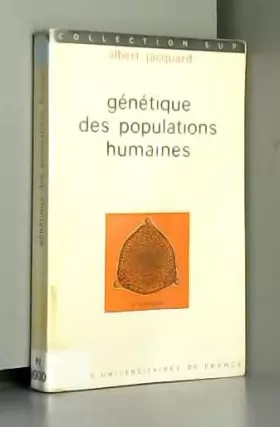 Couverture du produit · Génétique des populations humaines