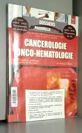 Couverture du produit · Cancérologie onco-hématologie