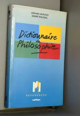 Couverture du produit · Dictionnaire de Philosophie