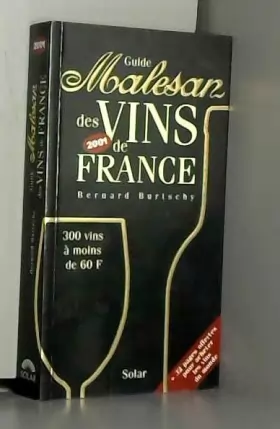 Couverture du produit · Guide Malesan des vins de France, édition 2001