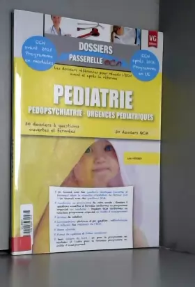 Couverture du produit · Pédiatrie, pédopsychiatrie-urgences pédiatriques