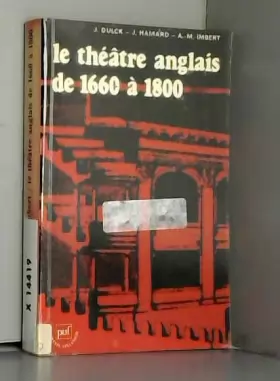 Couverture du produit · Le théâtre anglais de 1660 à 1800