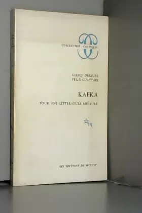 Couverture du produit · Kafka - Pour Une Littérature Mineure