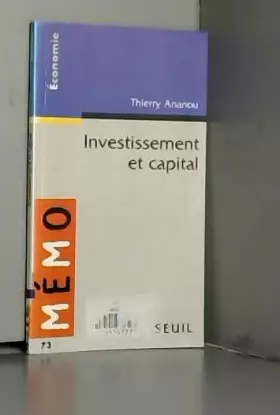Couverture du produit · Investissement et capital by Thierry Ananou (1997-06-17)