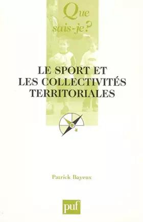 Couverture du produit · Le sport et les collectivités territoriales