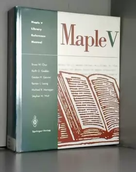 Couverture du produit · Maple V Library Reference Manual