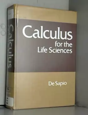 Couverture du produit · Calculus for the Life Sciences